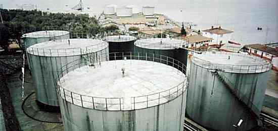 Petrol Ofisi Edincik, Fuel Oil Tank Construction and Site Works