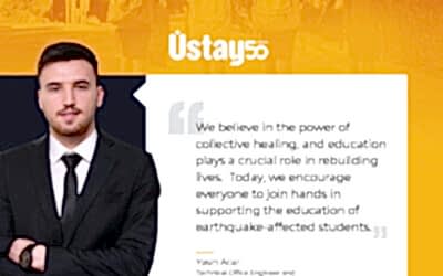 Üstay Launches Scholarship Initiative to Aid Earthquake Victims’ Education